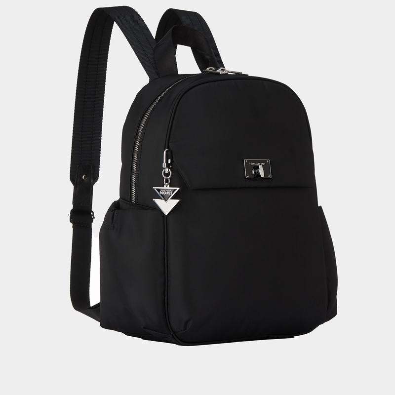 Black Women's Hedgren Balanced Backpacks | DGA4687YE