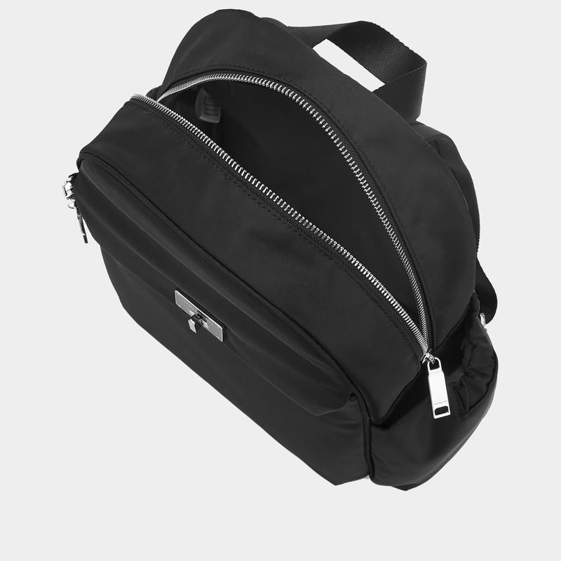 Black Women's Hedgren Balanced Backpacks | DGA4687YE