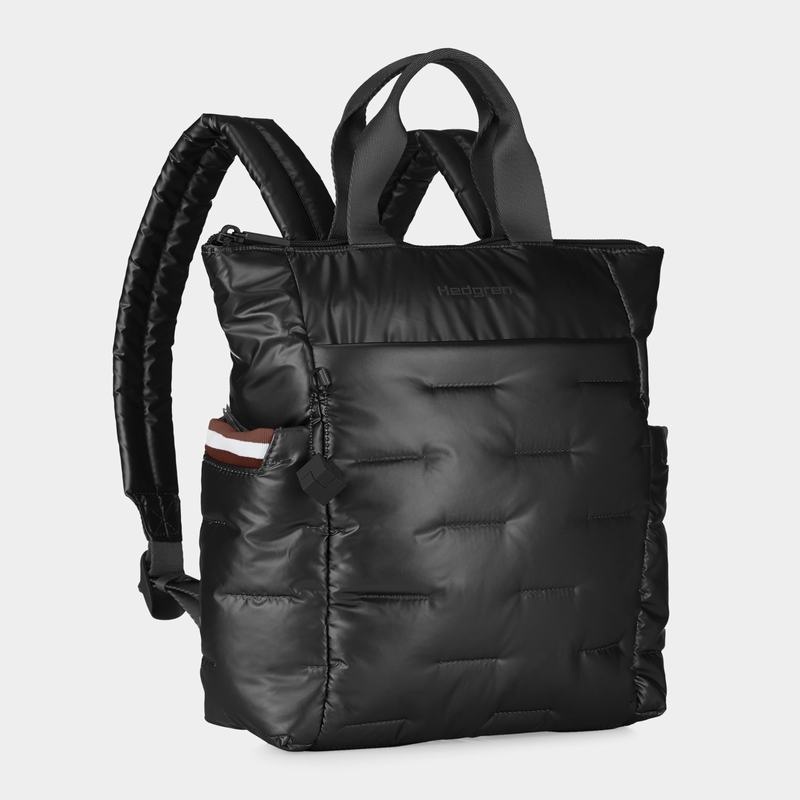 Black Women's Hedgren Comfy Backpacks | AWC932FD