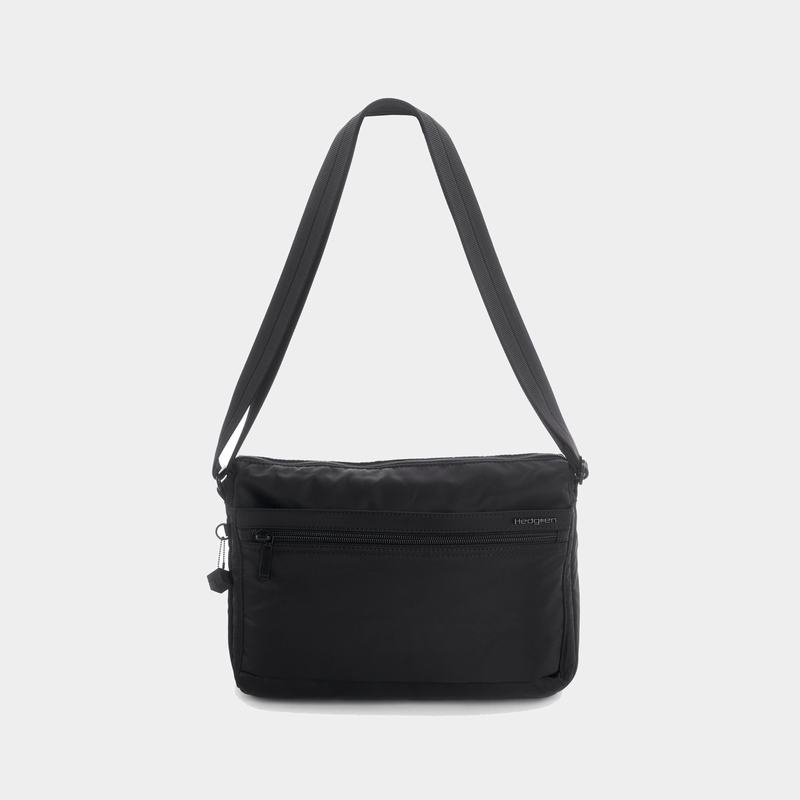 Black Women's Hedgren Eye Medium Shoulder Bags | GIW1767LL