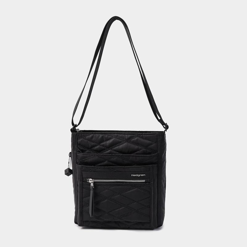 Black Women's Hedgren Orva Crossbody Bags | WXV1944XJ