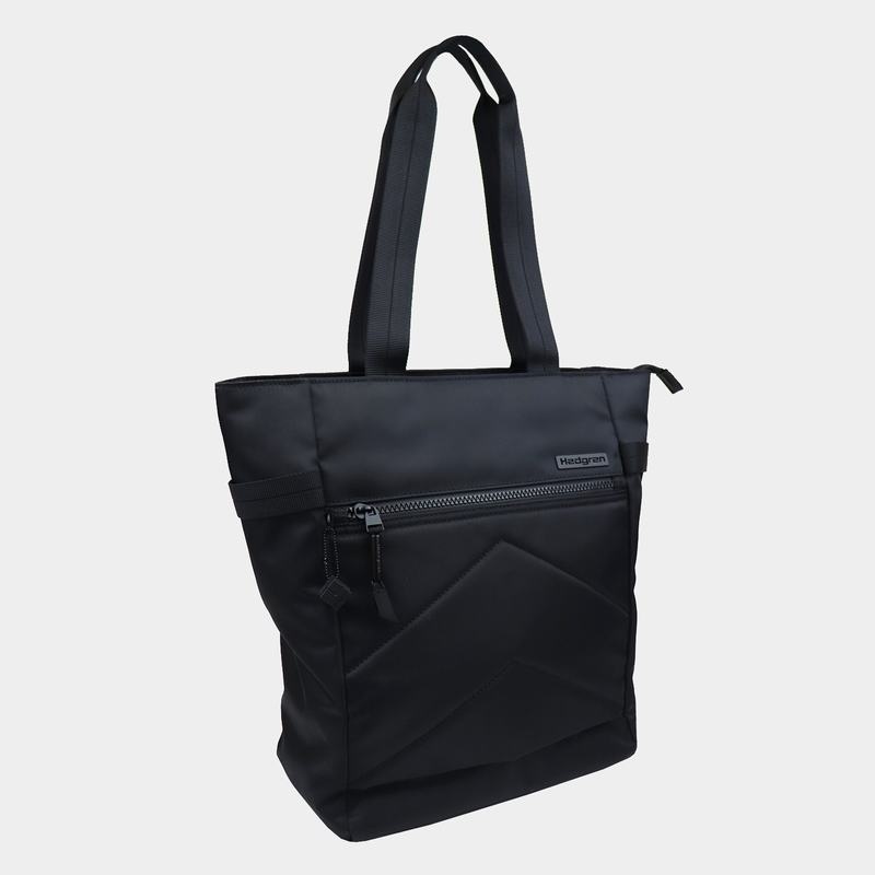 Black Women's Hedgren Scurry Sustainably Made Tote Bags | TBT1490NT