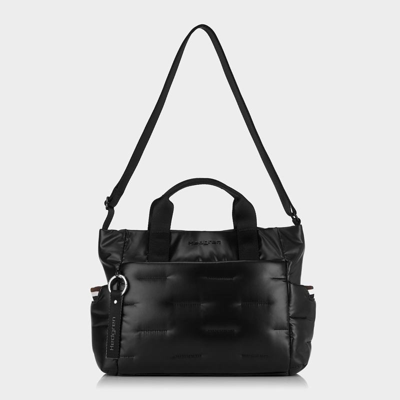 Black Women's Hedgren Softy Handbag | VUV4890WK