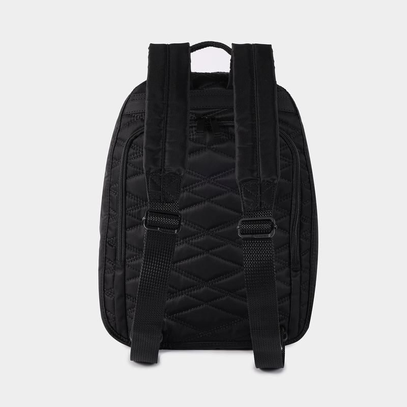 Black Women's Hedgren Vogue Large Rfid Backpacks | VHZ4917IK