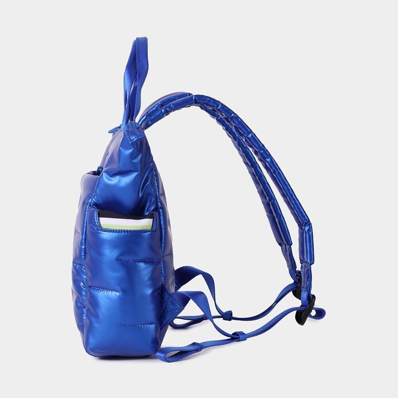 Blue Women's Hedgren Comfy Backpacks | TNS102JO