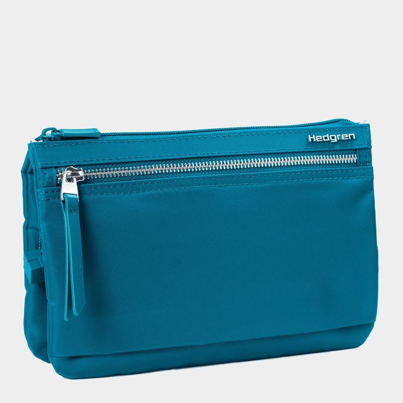 Blue Women's Hedgren Emma Crossbody Bags | VJU5445ZF