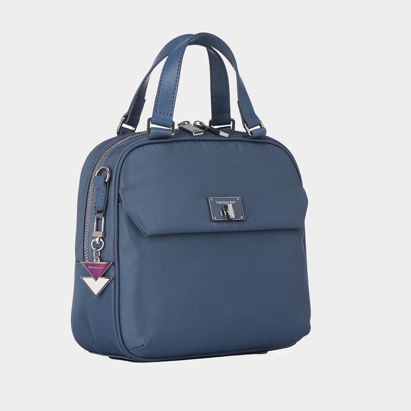 Blue Women's Hedgren Even Handbag | YBS8046SQ