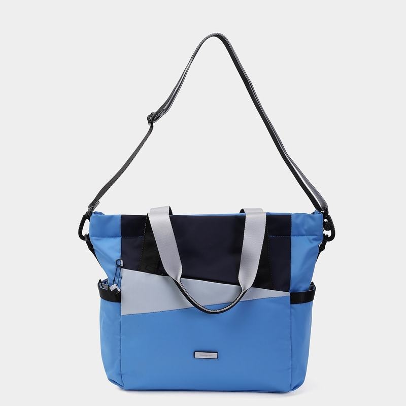 Blue Women's Hedgren Galactic Tote Bags | PBP1047SM