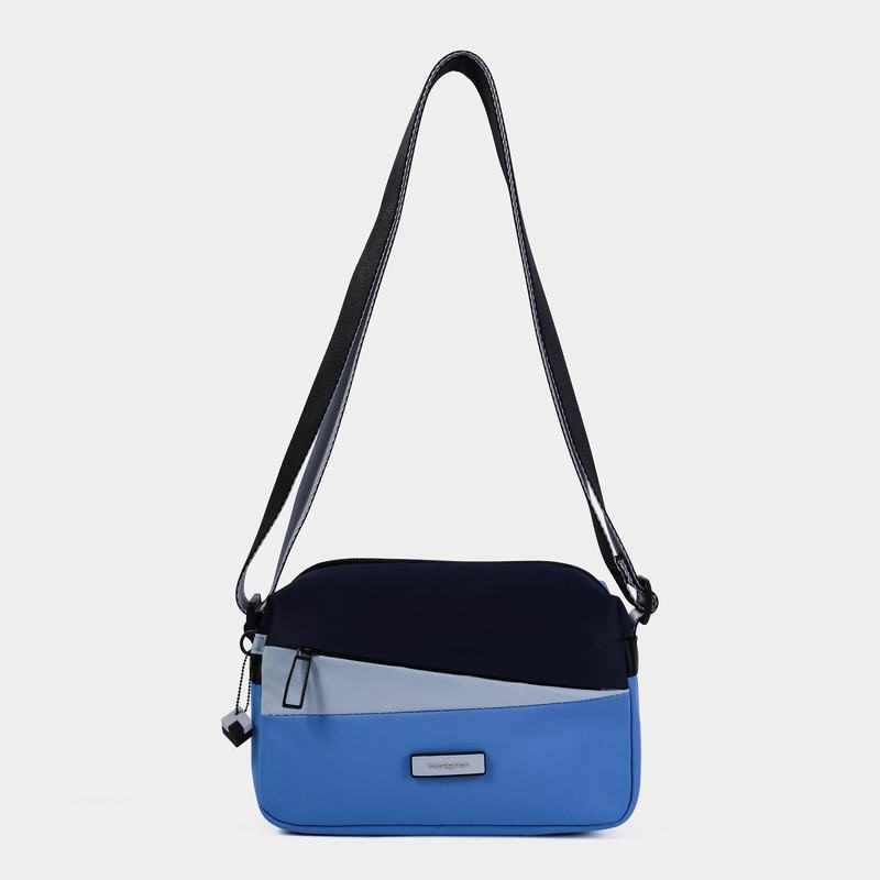 Blue Women's Hedgren Neutron Small Crossbody Bags | VSA648GL