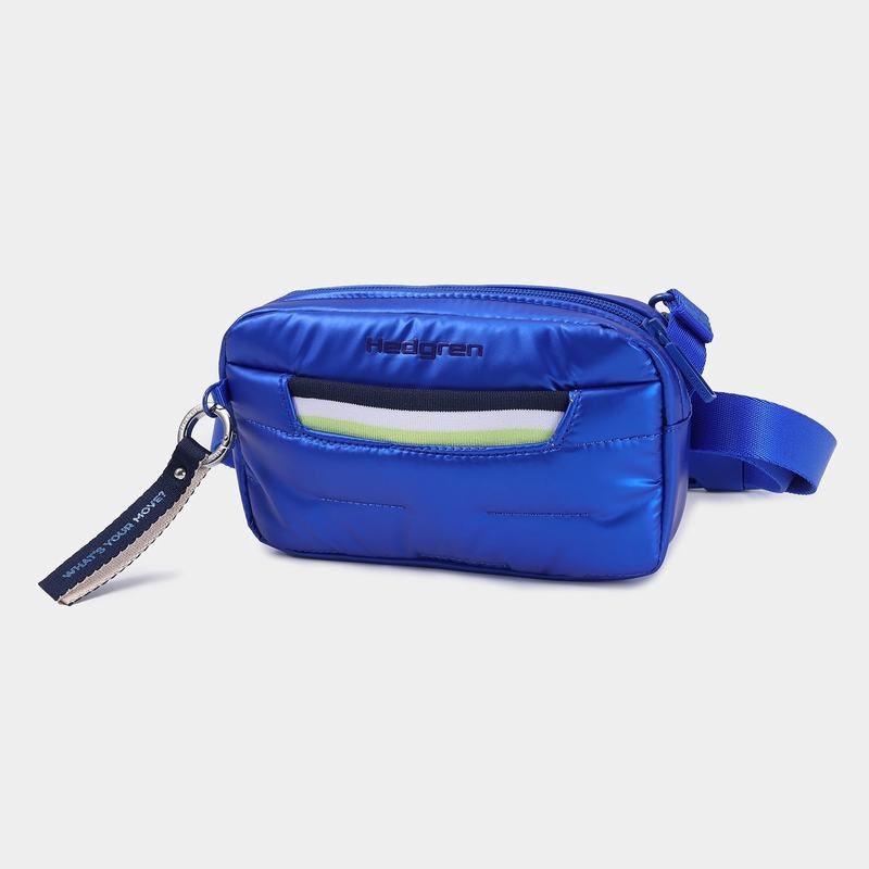 Blue Women's Hedgren Snug Belt Bags | FTO2443PB