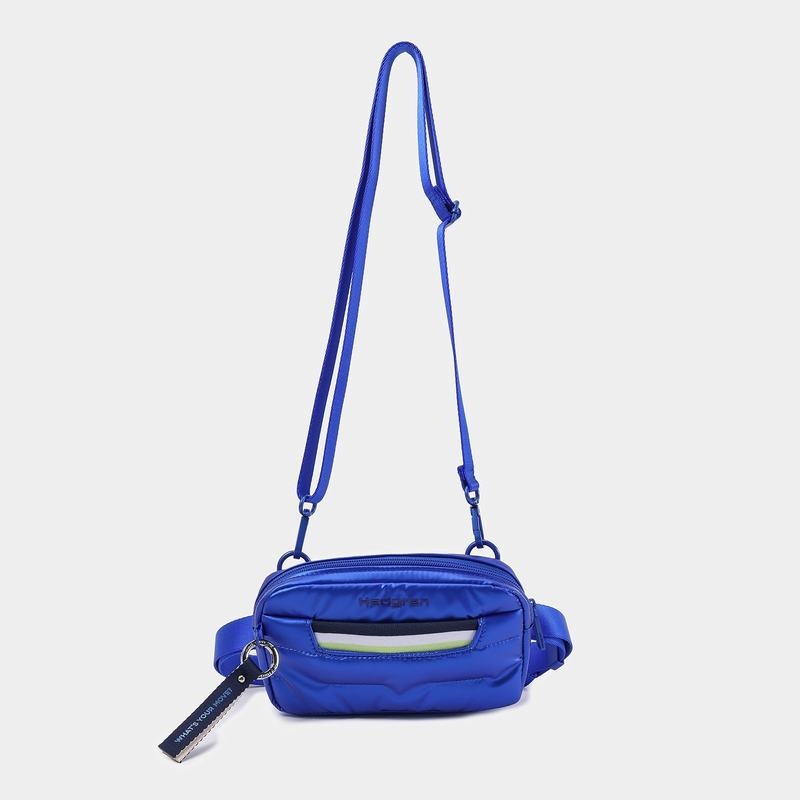 Blue Women's Hedgren Snug Belt Bags | FTO2443PB