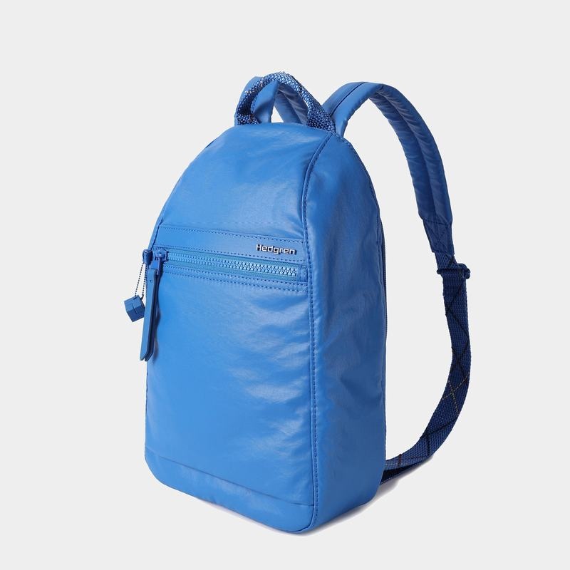 Blue Women's Hedgren Vogue Rfid Backpacks | PSR7468EB