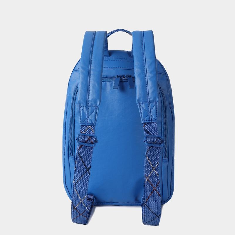 Blue Women's Hedgren Vogue Rfid Backpacks | PSR7468EB