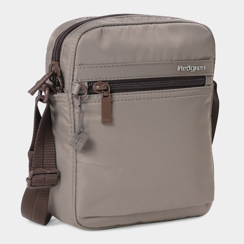 Brown Women's Hedgren Rush Crossbody Bags | UFK761IT