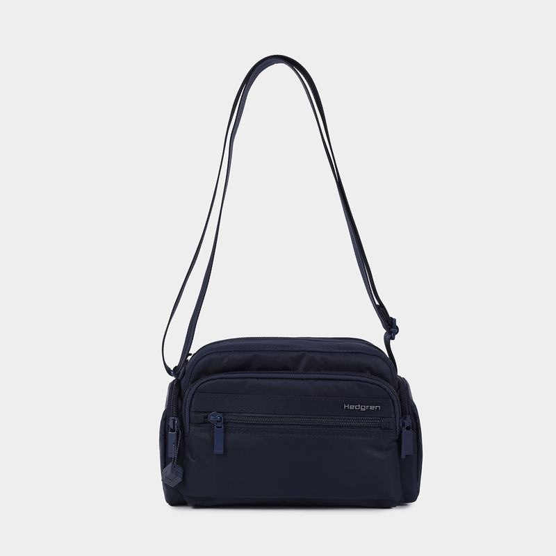 Dark Blue Women's Hedgren Emily Crossbody Bags | QZU924ZN