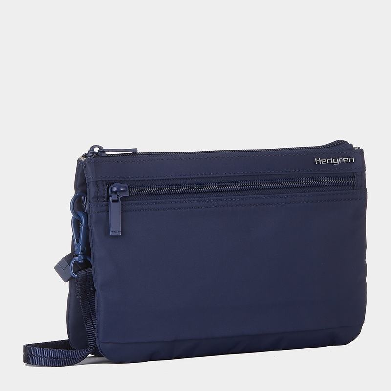 Dark Blue Women's Hedgren Emma Crossbody Bags | ZVF453YP