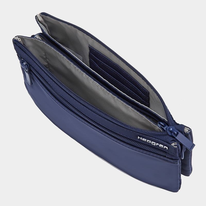 Dark Blue Women's Hedgren Emma Crossbody Bags | ZVF453YP