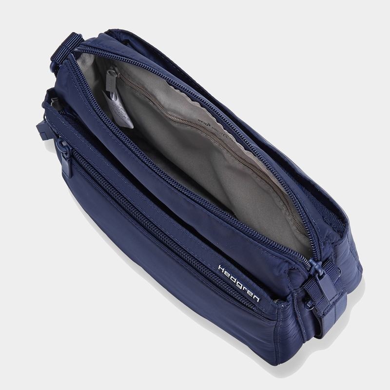 Dark Blue Women's Hedgren Eye Shoulder Bags | JYB9150PK