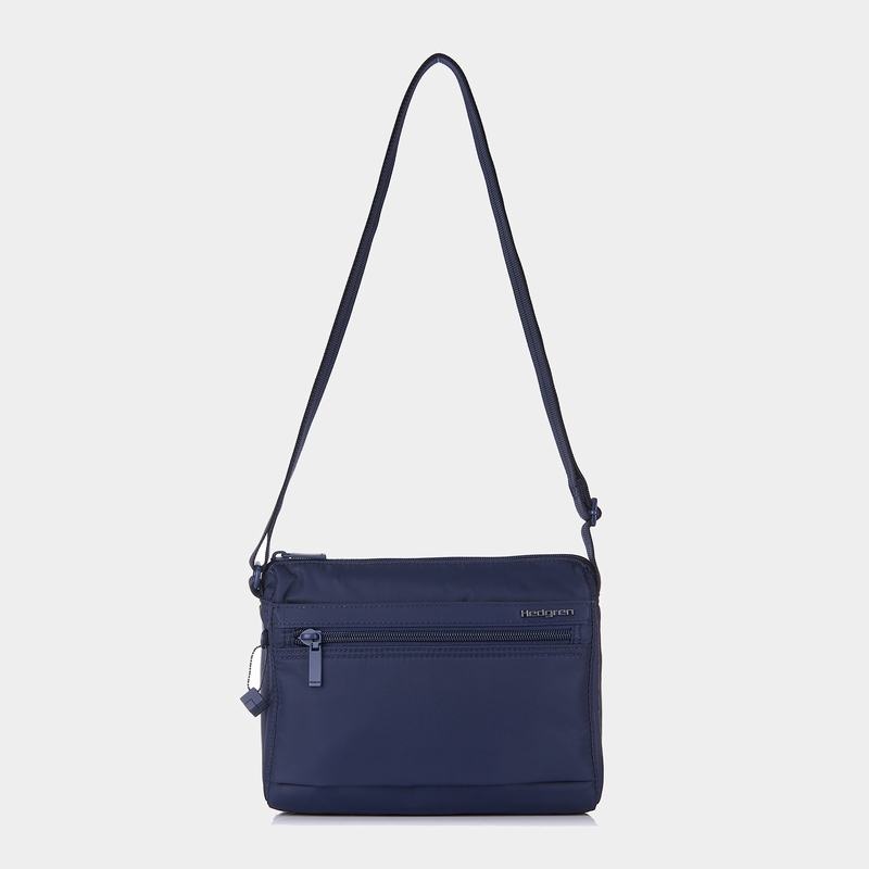 Dark Blue Women's Hedgren Eye Shoulder Bags | JYB9150PK