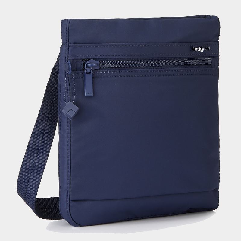 Dark Blue Women's Hedgren Leonce Shoulder Bags | NBD7492XF