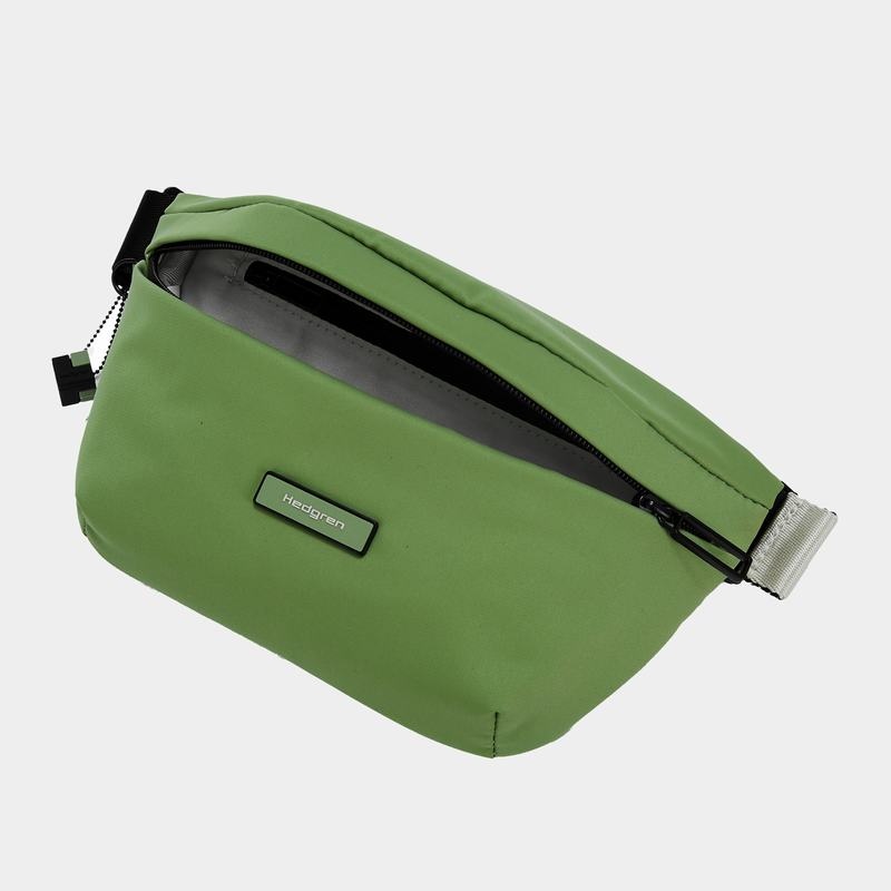 Green Women's Hedgren Halo Belt Bags | HDR2639XP