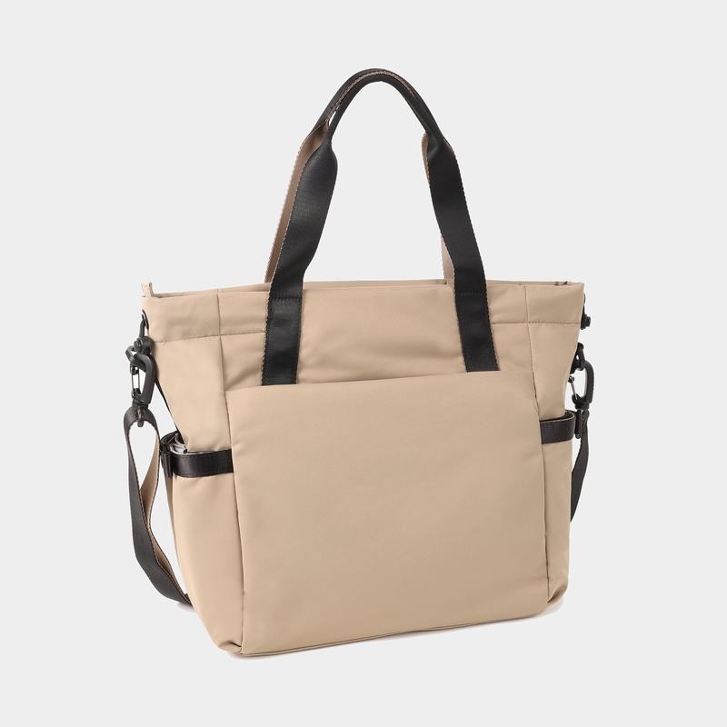 Grey Beige Women's Hedgren Galactic Tote Bags | UPV9659CY