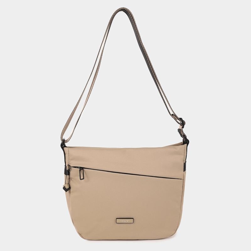 Grey Beige Women's Hedgren Gravity Crossbody Bags | CZA8955CB