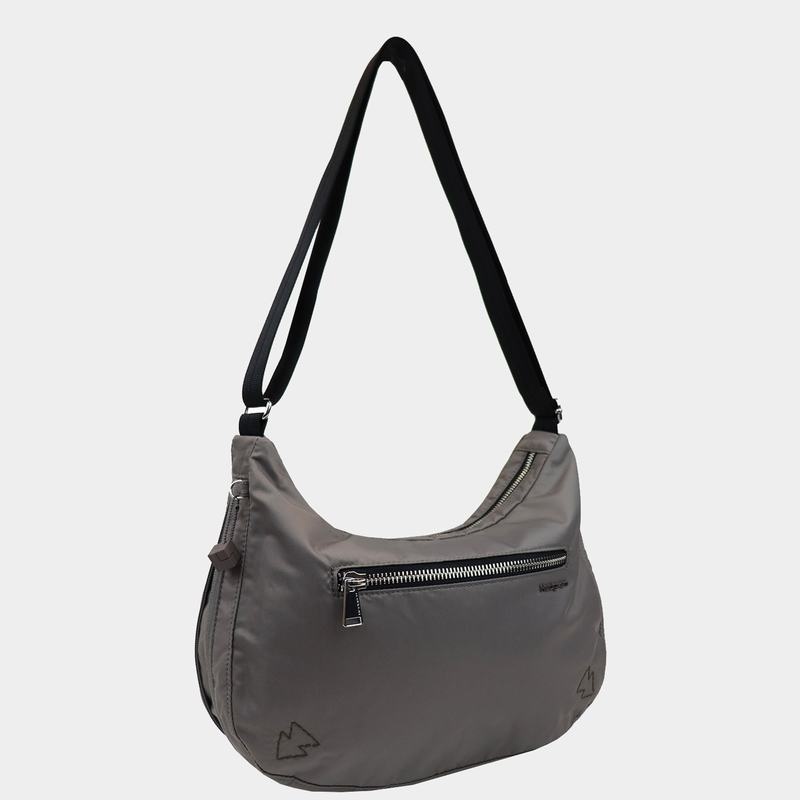 Grey Brown Women's Hedgren Ann Crossbody Bags | LSE5336AU