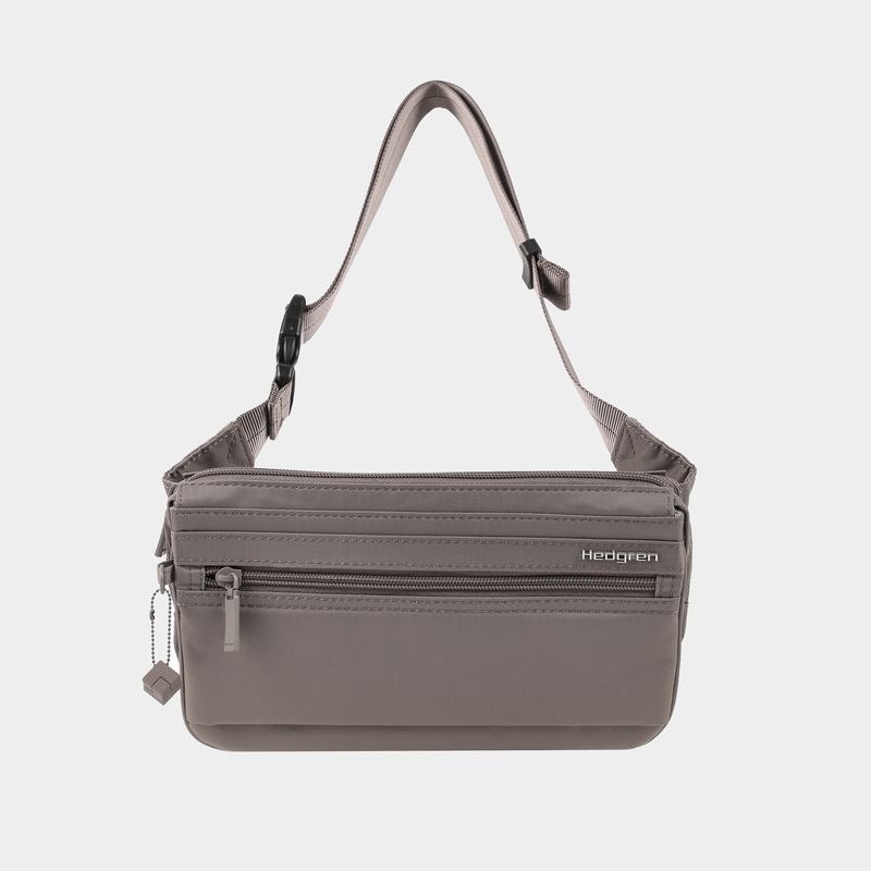 Grey Brown Women's Hedgren Asarum Belt Bags | MVV3526QK