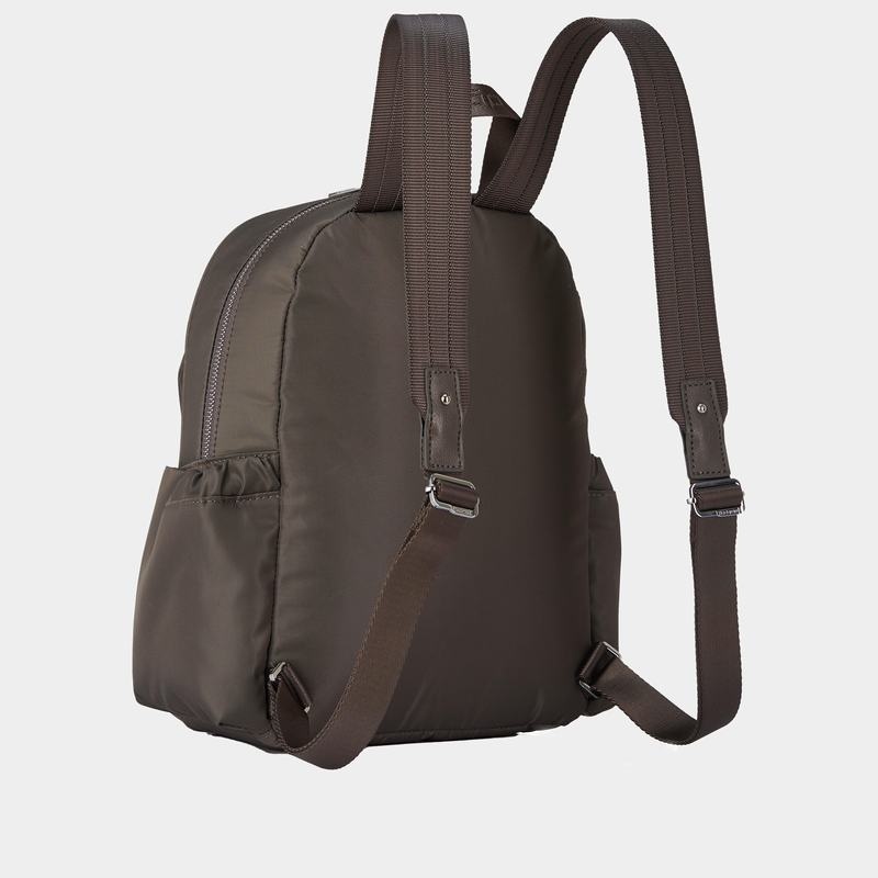 Grey Brown Women's Hedgren Balanced Backpacks | JSZ8577SB