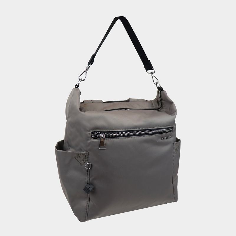 Grey Brown Women's Hedgren Kate Sustainably Made Convertible Tote Bags | OKD7884IK