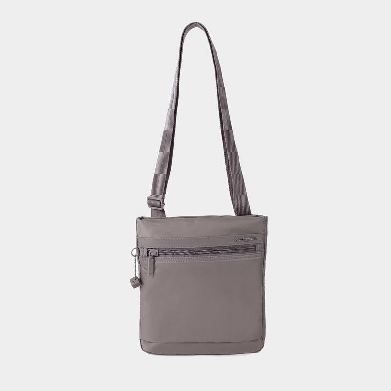 Grey Brown Women's Hedgren Leonce Shoulder Bags | PSO6674QN