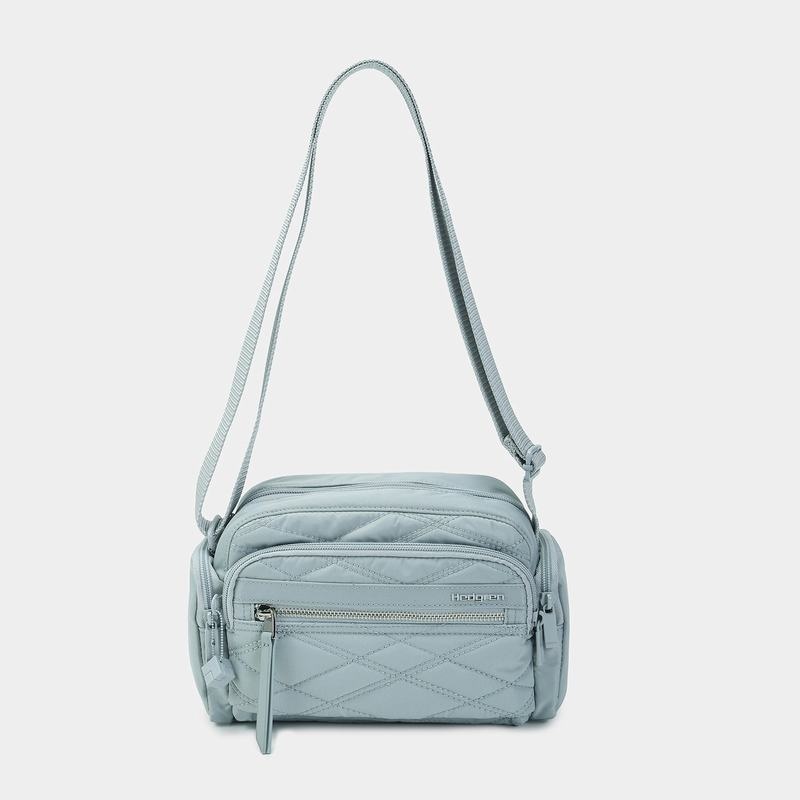 Light Blue Women's Hedgren Emily Crossbody Bags | WGK756SO