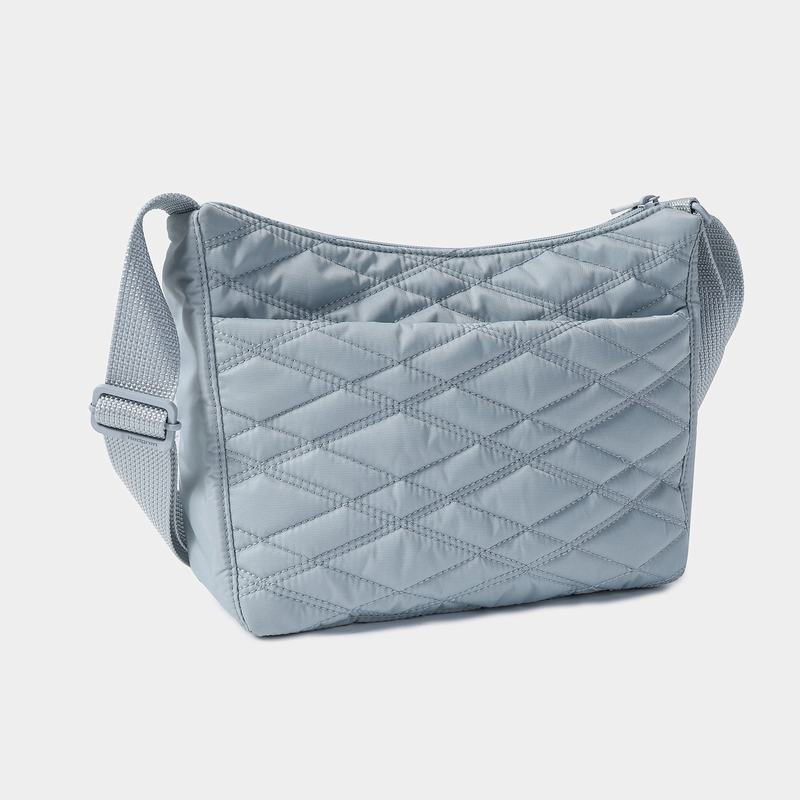 Light Blue Women's Hedgren Harpers Crossbody Bags | SSM1992BA