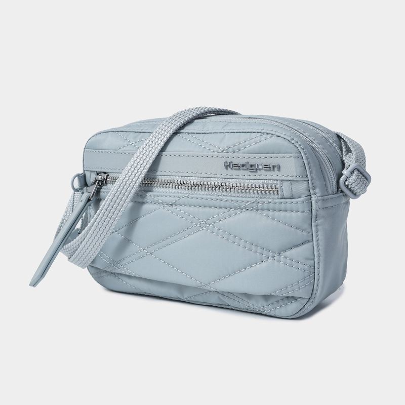 Light Blue Women's Hedgren Maia Crossbody Bags | MGS7676VJ