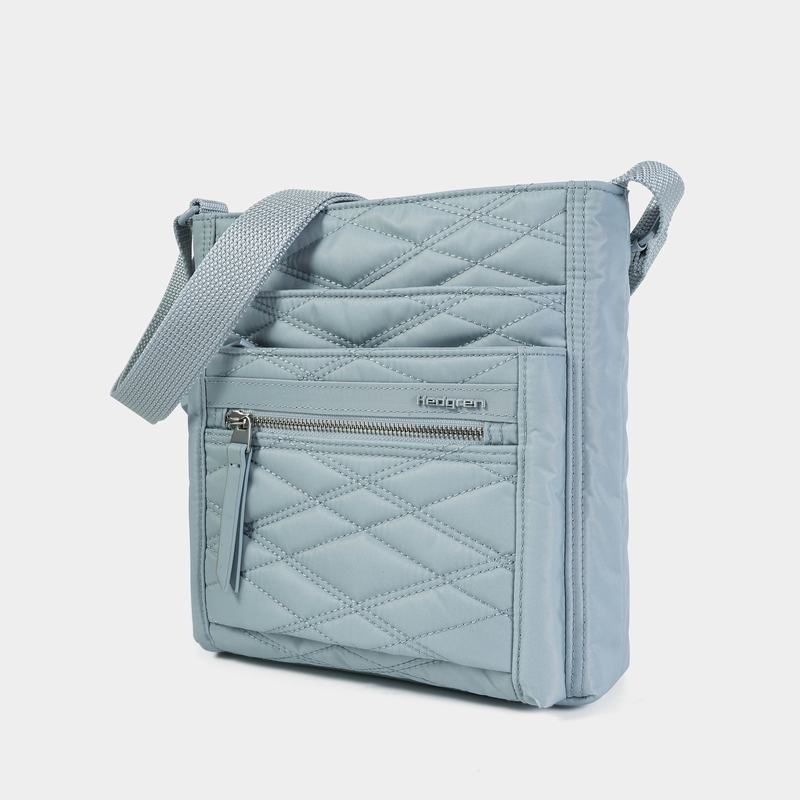 Light Blue Women's Hedgren Orva Crossbody Bags | ZRB6239VM