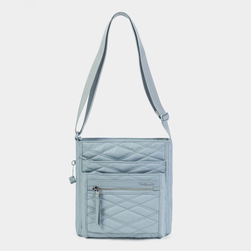 Light Blue Women's Hedgren Orva Crossbody Bags | ZRB6239VM