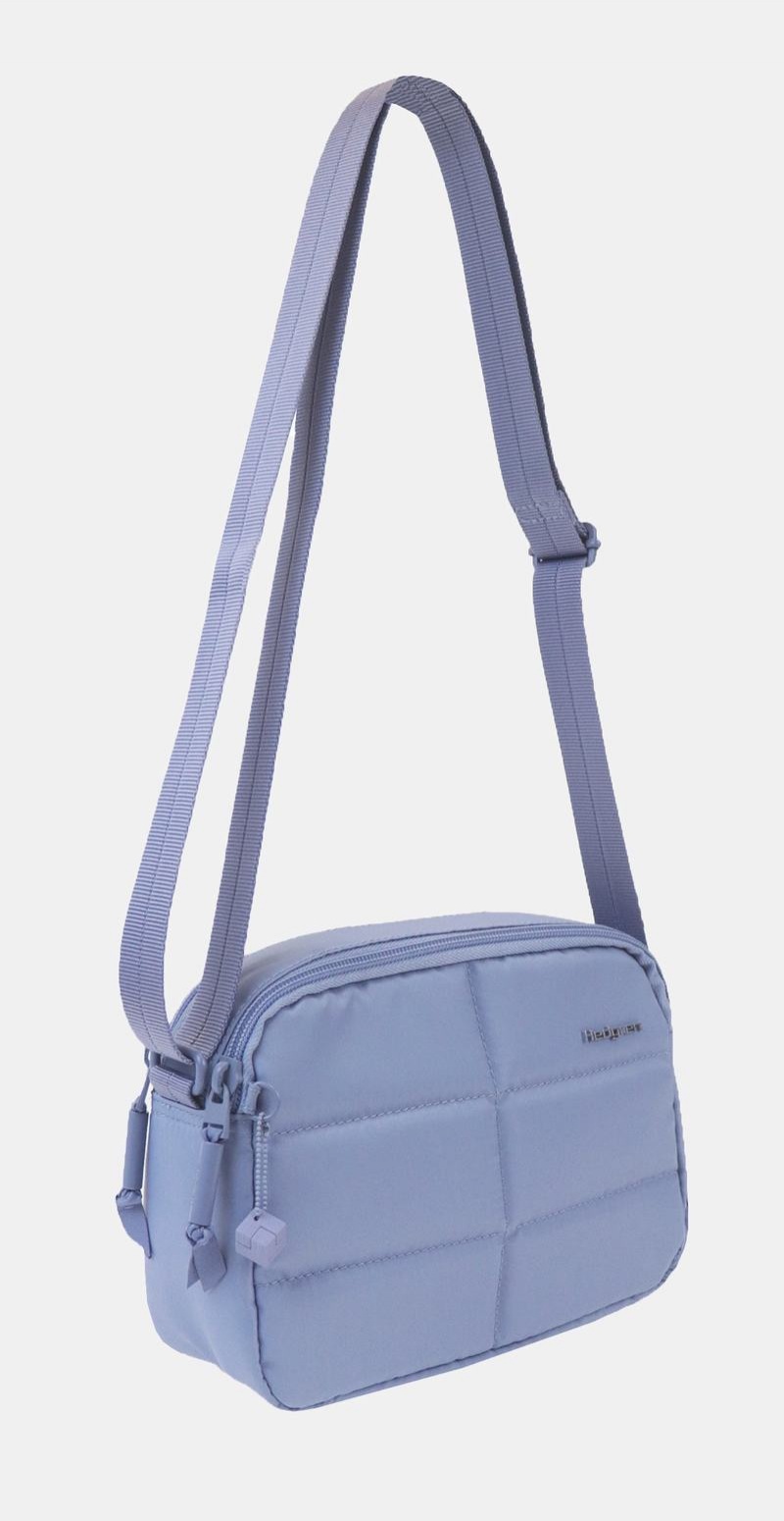 Light Blue Women's Hedgren Taos Crossbody Bags | LQX2555PZ