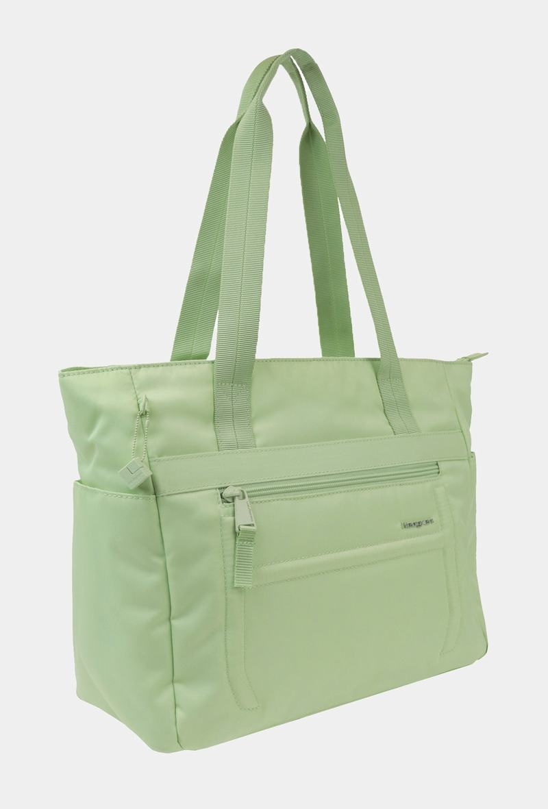 Light Green Women's Hedgren Keel Tote Bags | QEB2171KQ