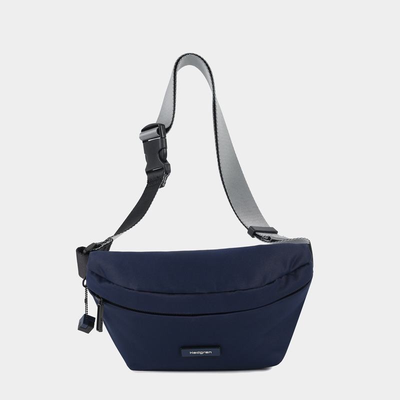 Navy Women's Hedgren Halo Belt Bags | LRI7273WY