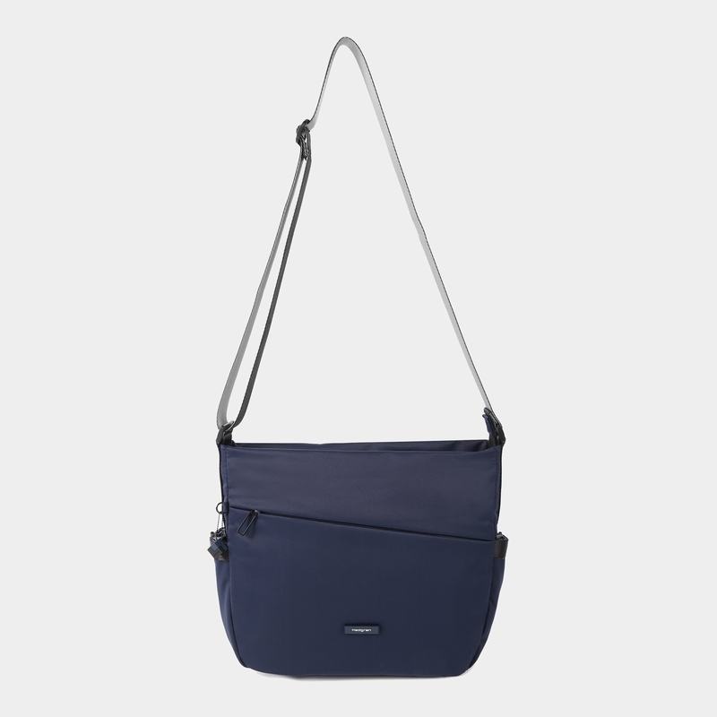 Navy Women's Hedgren Milky Way Crossbody Bags | RMF293KZ