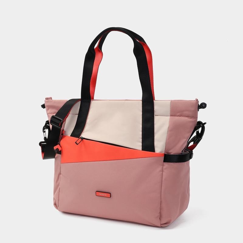 Pink Orange Women's Hedgren Galactic Tote Bags | JZR9530ZP