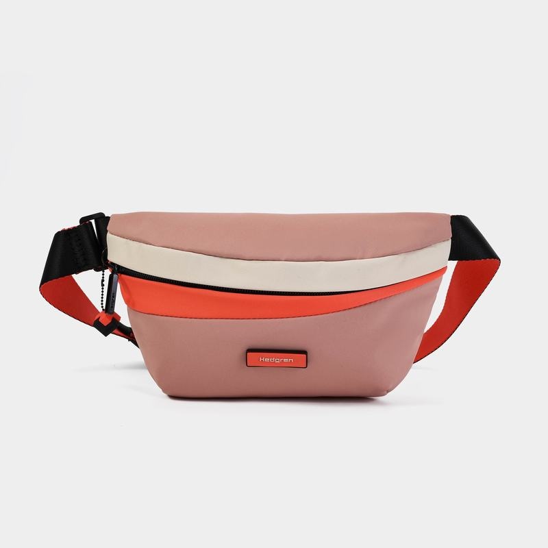 Pink Orange Women\'s Hedgren Halo Belt Bags | EVV3958RM