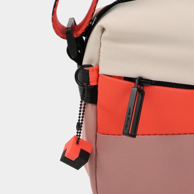 Pink Orange Women's Hedgren Neutron Small Crossbody Bags | YDC3331KR