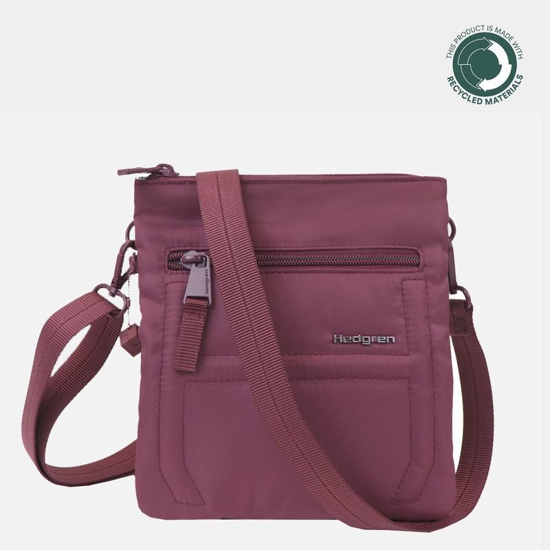 Pink Women\'s Hedgren Helm Crossbody Bags | NNH6711NM