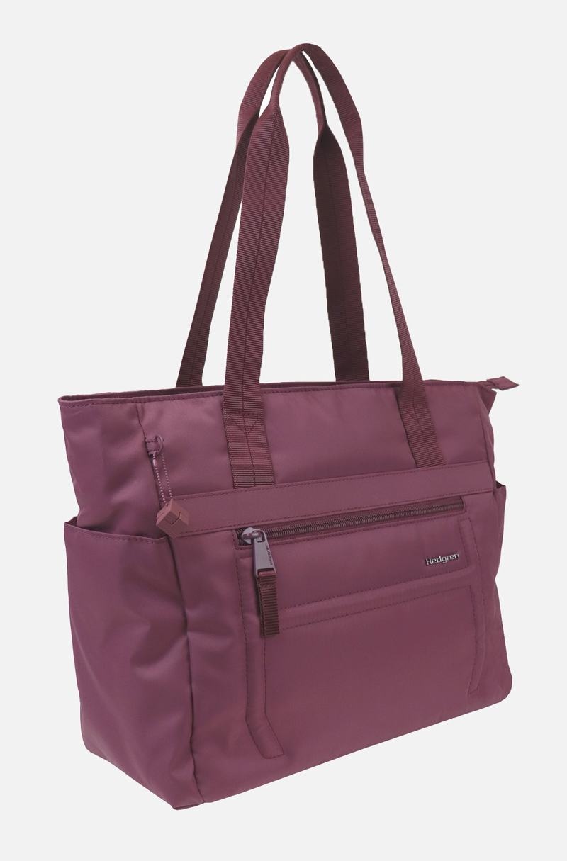 Pink Women's Hedgren Keel Tote Bags | DTX10093JI