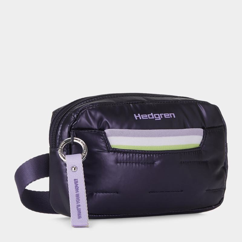 Purple Deep Blue Women's Hedgren Snug Belt Bags | NGQ5041QC