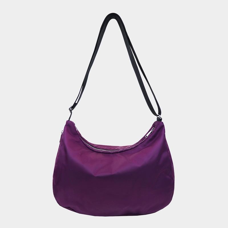 Purple Women's Hedgren Ann Crossbody Bags | TXR5496EG