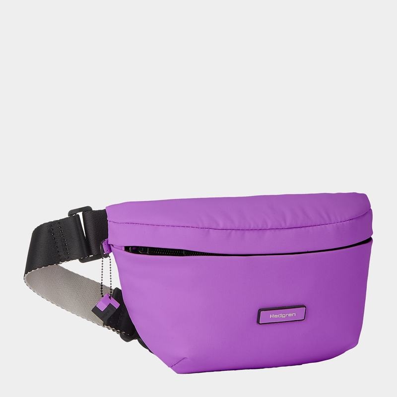 Purple Women's Hedgren Halo Belt Bags | WKE7857ZW