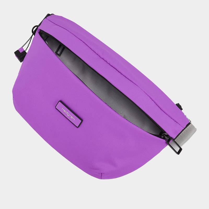 Purple Women's Hedgren Halo Belt Bags | WKE7857ZW